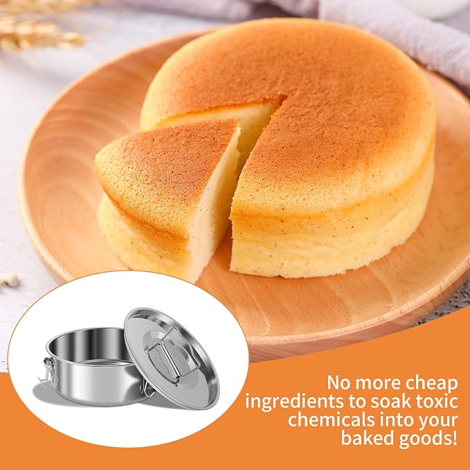 Single Flan Mold with Lid 1.5 Gallon Stainless Steel Flan Mold Round Bain-Marie Flan Maker Mold with Steam Rack and Cake Spatula (1) - Image 5