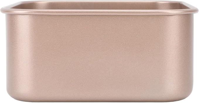 LiebeWH Baking Sheet Pan, Deep Square Non Stick Carbon Steel Cookie Tray, Thickened Stackable Design for Cake Bread Pizza Pastry and Oven Roasting At Home Bakery Shop (Small) - Image 5