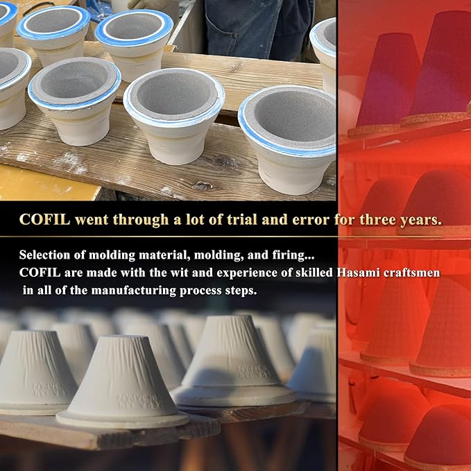 Ceramic Reusable Coffee Filter Dripper Paperless Sustinable Mt. Fuji Made in Japan (Blue)
