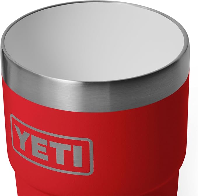 YETI Rambler 8 oz Insulated Coffee Mug with Lid - Stackable Double-Wall Vacuum Insulated Coffee Cup - DuraSip Ceramic Lining - Barista-Friendly Design - Stainless Steel - Dishwasher Safe - Image 5