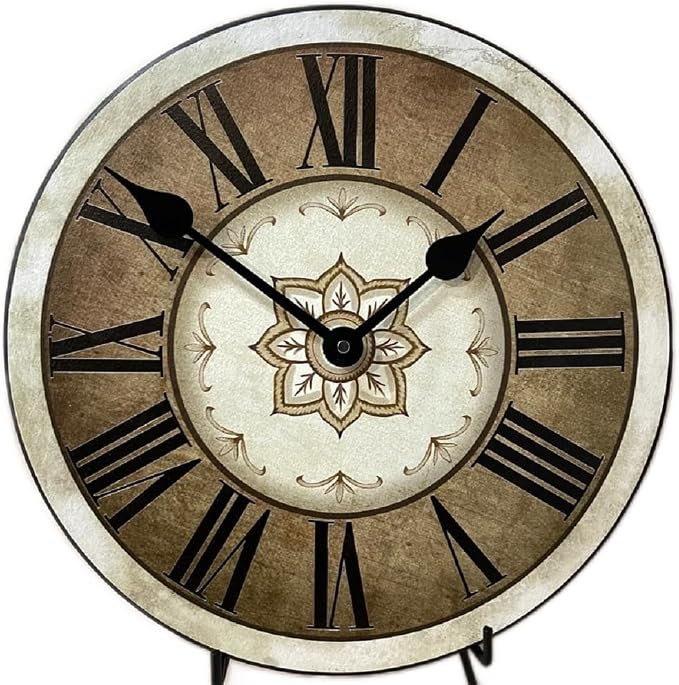 The Big Clock Store Charlotte Wall Clock | Handcrafted in USA | Silent Non-Ticking Mechanism | Beautiful Color | Rustic Decor for Living Room | Battery Operated (18-Inch) by The+Big+Clock+Store