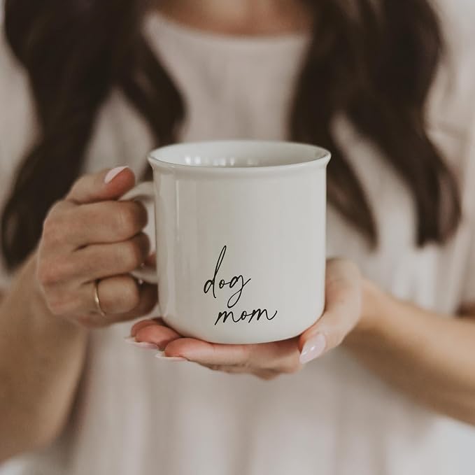 Sweet Water Decor Dog Mom Campfire Mugs - 11oz Cute Coffee Mugs for Hot & Cold Drinks - Dishwasher & Microwave Safe - Ceramic Travel Mug - Ideal and Tea Espresso Mug - Image 2