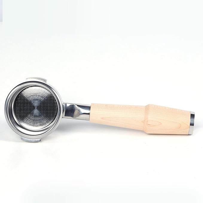 58mm Espresso Tool Set for Breville Dual Boiler, Oracle Jet, and Oracle Touch: Maple Bottomless Portafilter, Calibrated Tamper, Dosing Funnel with Puck Screen, and Adjustable Distributor