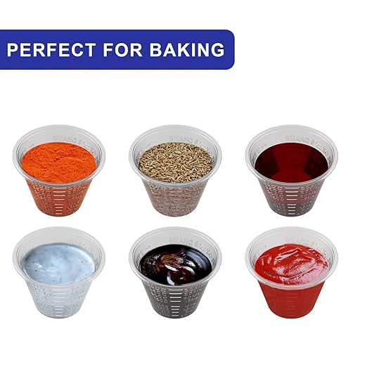 Disposable Medicine Cups Graduated, Bulk Pack of 2000, 1 oz (30ml) Small Plastic Measuring Cup for Liquid Medication, Paint, epoxy, Pill and Resin