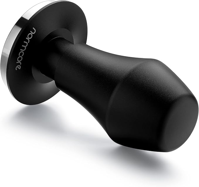 Normcore Coffee Tamper 51.5mm - Spring-loaded Tamper - Barista Tools - Barista Tools - Barista Coffee Tamper with Anodized Aluminum Tamper Stand Holder - Stainless Steel Flat Base - Image 5