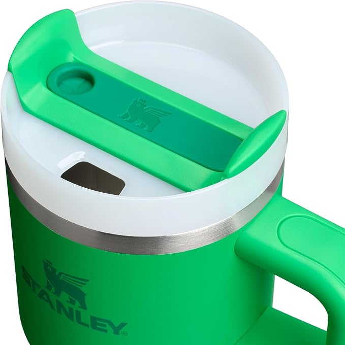 STANLEY Quencher H2.0 Flow State Tumbler, 14 oz, Meadow | Handle and Straw | 3-Position Lid | Cup Holder Compatible for Travel | Insulated Stainless Steel Cup | BPA-Free - Image 2