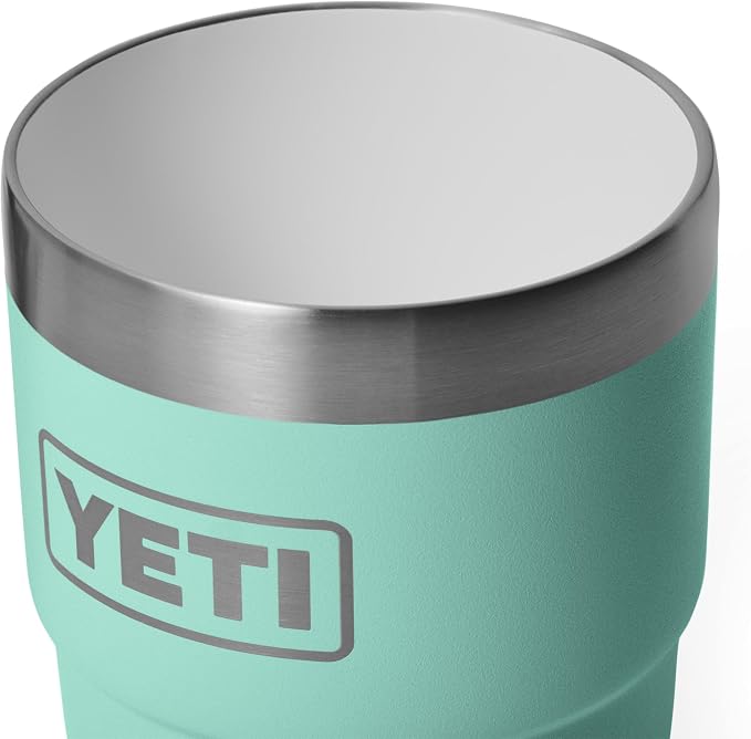 YETI Rambler 8 oz Insulated Coffee Mug with Lid - Stackable Double-Wall Vacuum Insulated Coffee Cup - DuraSip Ceramic Lining - Barista-Friendly Design - Stainless Steel - Dishwasher Safe - Image 5
