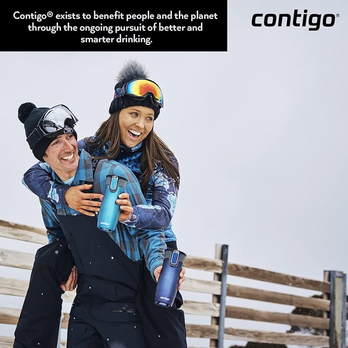 Contigo West Loop Autoseal Travel Mug, Stainless Steel Thermal Mug, Vacuum Flask, Leakproof Tumbler, Coffee Mug with BPA-Free Easy-Clean Lid - Image 9