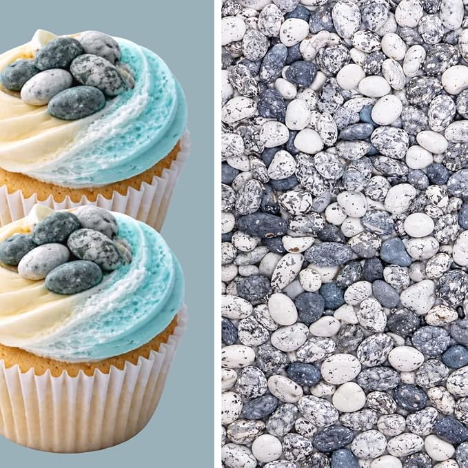 Edible Beach Sea Side Rocks For Cake Decoration and Candy Buffets (8oz Chocolate Beach Pebbles) - Ships with Ice Pack - Image 4