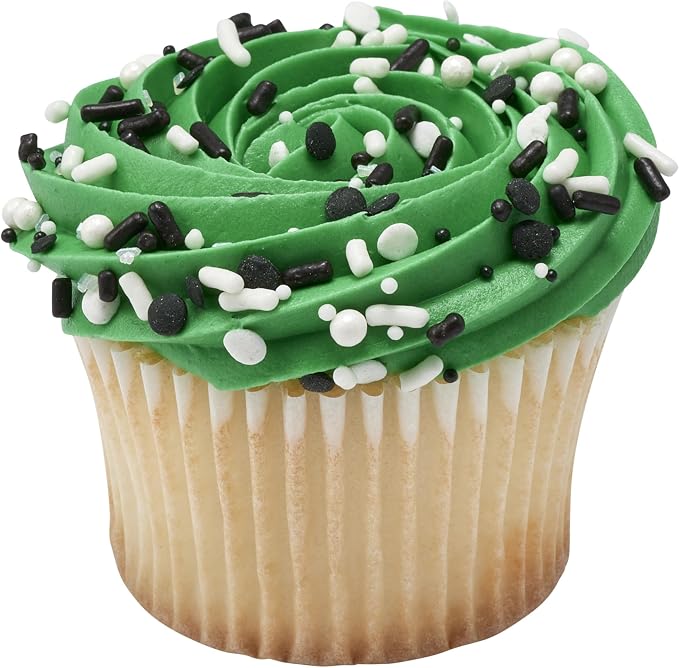 DecoPac Graduation Fusion Mix Candy Sprinkles, 26oz, Fancy Sprinkles in Handheld Container, Edible Black And White Sprinkles For Celebration Cakes, Cupcakes, Cookies and Donuts - Image 6