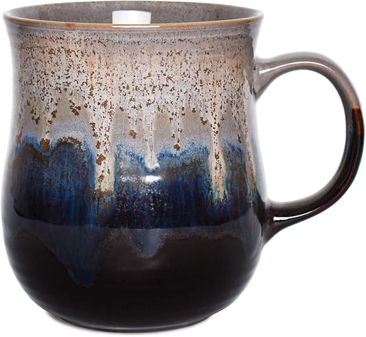 Bosmarlin Large Ceramic Coffee Mug, Big Tea Cup for Office and Home, 21 Oz, Dishwasher and Microwave Safe, 1 PCS by Bosmarlin