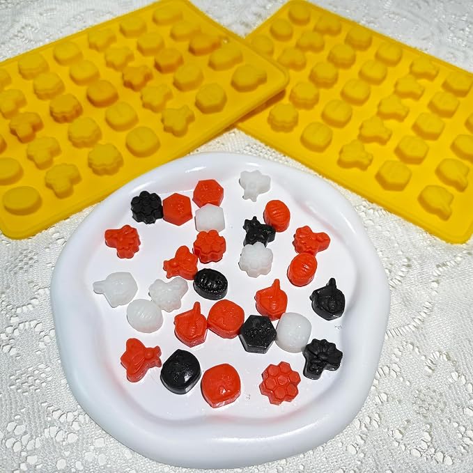 2Pack Honey Bee Chocolate Mold Bee Silicone Molds Honeycomb Chocolate Mold Honeypots Honey Dippers Shape Candy Molds Baking Moulds Gummy Fondant Ice Cube Candle Mold for Sugar Dessert Cupcake Decor - Image 6