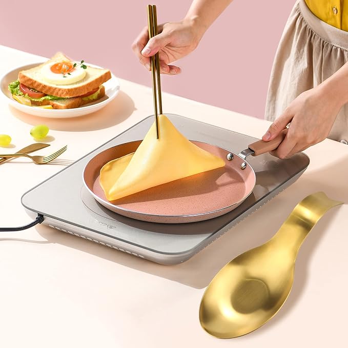 VanlonPro Stainless Steel Spoon Rest, Spatula Ladle Holder, Stainless Steel Utensil Spoon Rest Holder, Brushed Finish, Dishwasher Safe 9.8 x 3.7 Inch (Gold + Gold Fish Tail) - Image 6