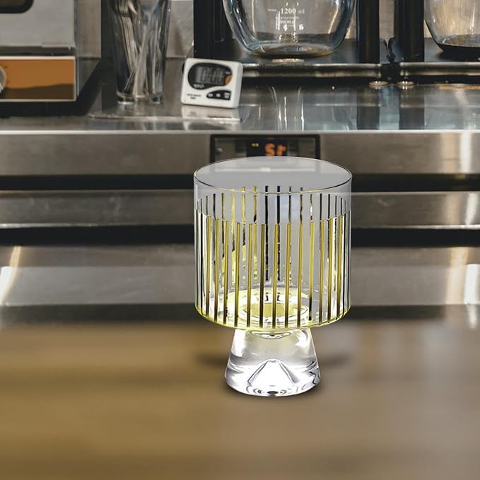 Wine Glasses Vintage Glassware Beverage Cup 300ml for Anniversary Cocktails Thanksgiving Birthday Graduation - Image 2