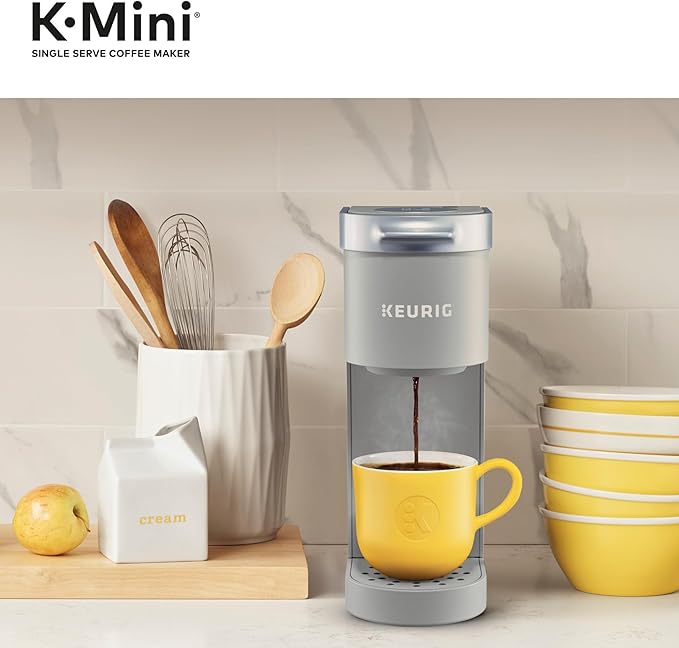 Keurig K-Mini Single Serve K-Cup Pod Coffee Maker, 6 to 12oz Brew size, with Cord Storage, Perfect for Small Spaces, Studio Gray - Image 11