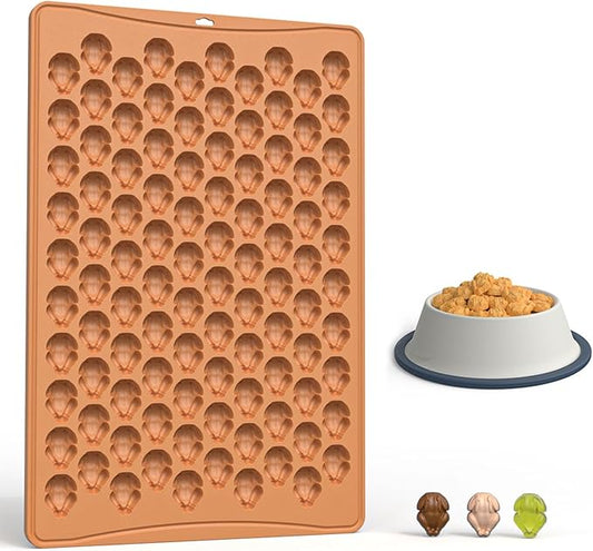 Fall Silicone Molds 100-Cavities 3D Turkey Chocolate Mold Thanksgiving Theme Chocolate Candy Moulds Homemade Cute Chocolate Mold for Autumn Party Harvest Theme Candy Pudding Jelly Making