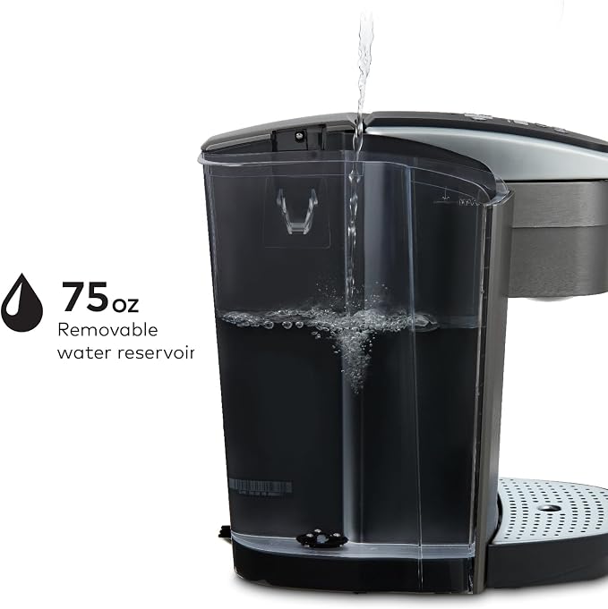 Keurig K-Elite Single Serve K-Cup Pod Coffee Maker, with Strength and Temperature Control, Iced Coffee Capability, 8 to 12oz Brew Size, Programmable, Brushed Slate | Strength, Temperature Control, Iced Coffee Capability, 8 to 12oz Brew Size, Programmable - Image 8