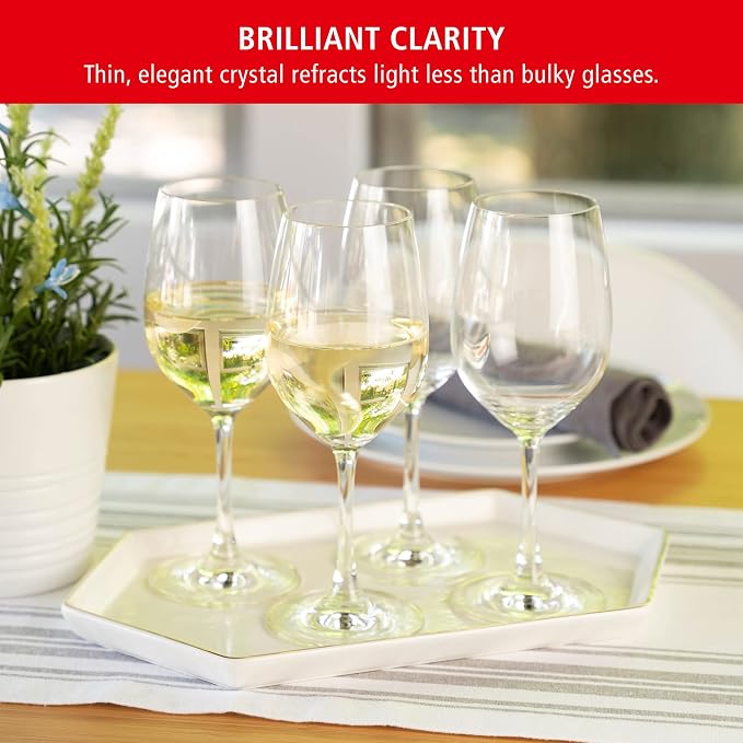 Spiegelau Wine Lovers White Wine Glasses Set of 4 – Elegant Stemmed Crystal Wine Glassware for Chardonnay, Sauvignon Blanc & Riesling – Lead-Free Crystal Glass Set - Image 3