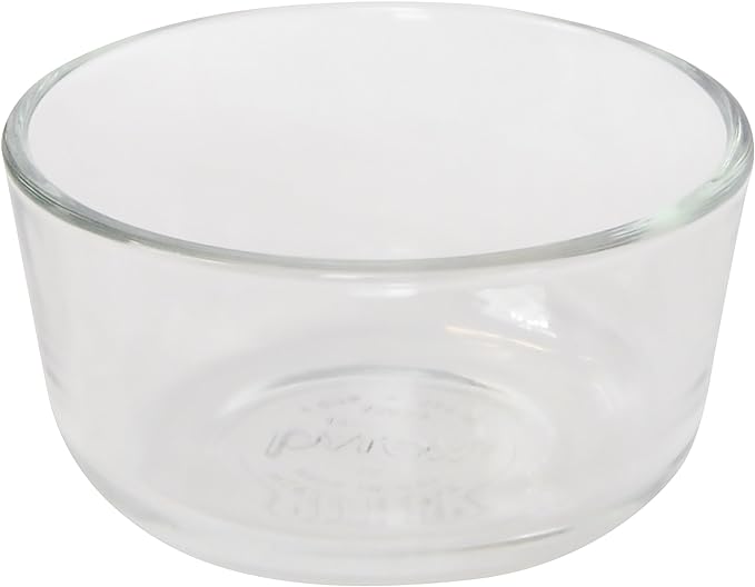 Pyrex 7202 1-Cup Bowls & 7202-PC Sour Cream Lids (4-Pack) - Made in USA | 7202-PC | Nonporous Surface | BPA-Free Covers | Stain-Resistant | Nestable Profile | Top-Rack Dishwasher-Safe - Image 2