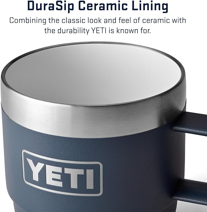 YETI Rambler 6 oz Stackable Mug, Stainless Steel, Vacuum Insulated Espresso/Coffee Mug, 2 Pack - Image 4