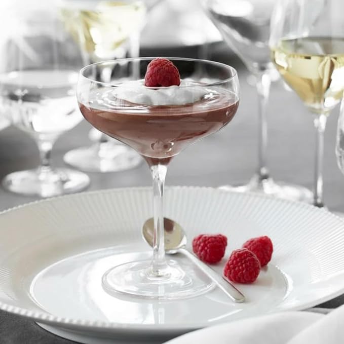Holmegaard Cabernet Cocktail Glass, Clear, 5.5" H x 4.3" D, 9.8 oz, Set of 6, Designed by Peter Svarrer, Gift Box Included - Image 4