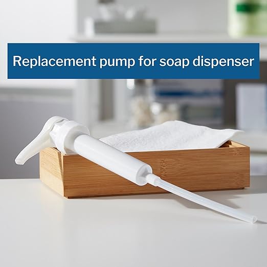 McKesson Dispenser Pump for Gallon Jug - Universal Replacement Pump for Soap, Lotion, Hand Sanitizer - White, 11 1/2 in, 1 Count