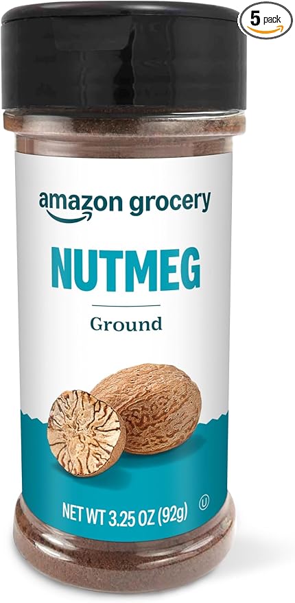Amazon Grocery, Ground Nutmeg, 3.25 Oz (Pack of 5) by AmazonGrocery