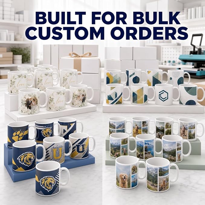 36 Pack Sublimation Mugs 11oz White Blank Ceramic Coffee Mugs with Individual White Boxes, AAA Grade with Premium Coating for Heat Press DIY, Dishwasher Microwave Safe - Image 5