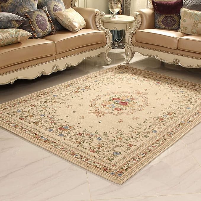 Royal Collection New Traditional Oriental Rug Home Decor Collection Floral Rugs Carpet for Bedroom, 4' x 6', Euro Romance - Image 8