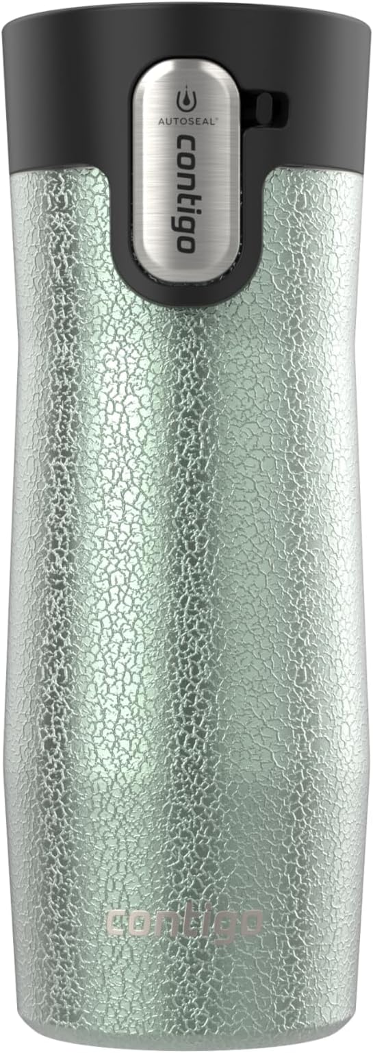 Contigo AUTOSEAL West Loop Vacuum-Insulated Stainless Steel Travel Mug with Easy-Clean Lid 16 oz by Unknown