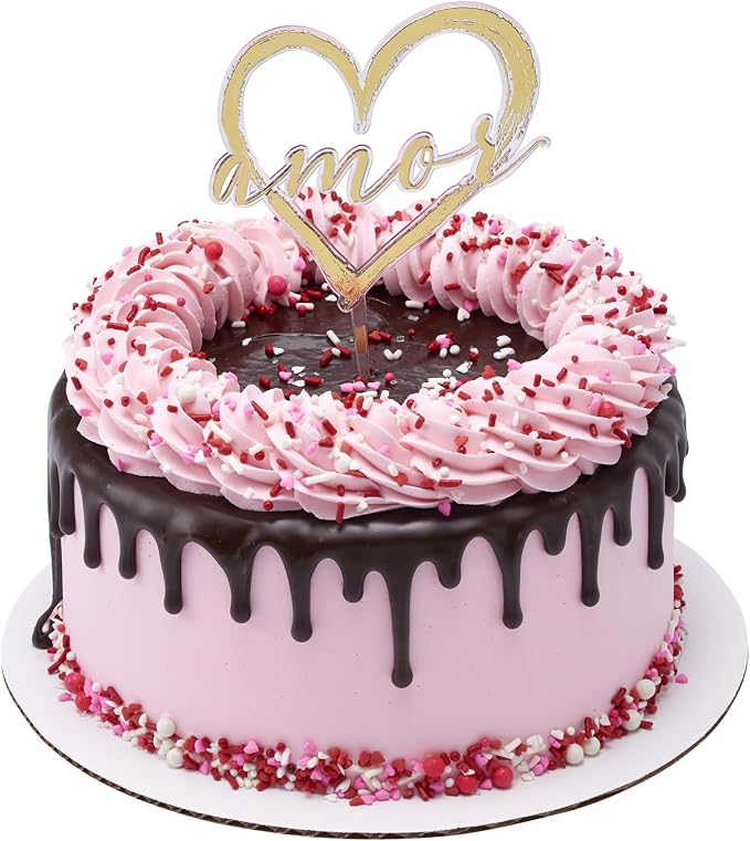 DecoPac Love Struck Fusion Mix Sprinkles, 26oz, Shaped Candy Sprinkles in Handheld Container, Edible Decorations For Valentines & Anniversary Celebration Cakes, Cupcakes, Cookies and Donuts - Image 7