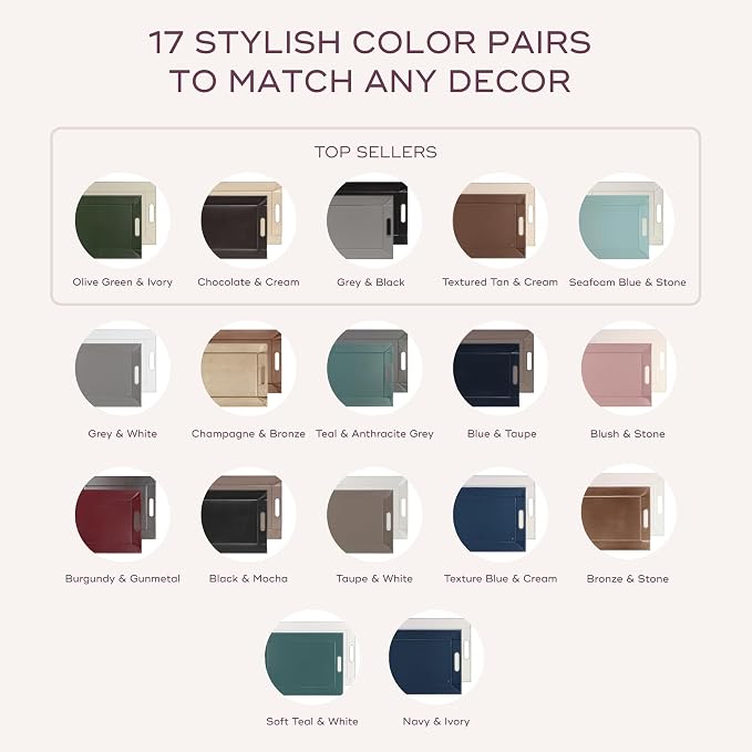 FREEFORM PLACEsMAT 2-in-1 Faux Leather Placemat & Serving Tray | Reversible Design, Lays Flat & Easy to Clean | Ottoman Food Tray, Perfect Housewarming Gift, 18” x 14” (Burgundy & Gunmetal, Set of 4) - Image 9