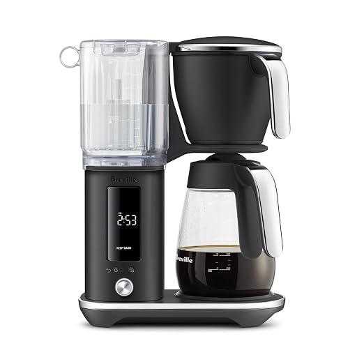 Breville BDC415BTR Luxe Brewer Glass Carafe, Black Truffle | Brew delicious hot coffee and cold brew with intuitive drip coffee machine with customizable settings | 60 fl oz capacity by Unknown
