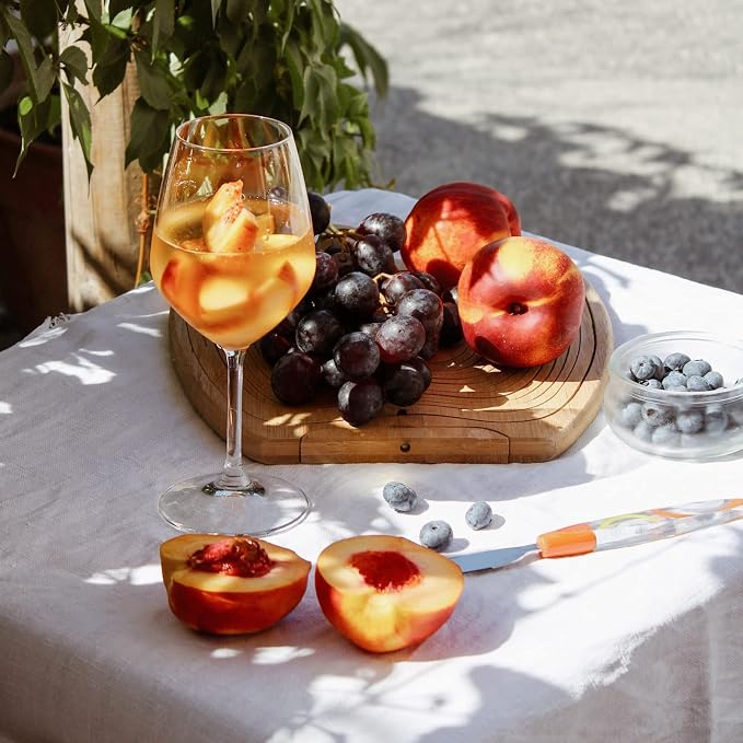 Dicunoy Set of 4 Unbreakable Stemmed Wine Glasses, 16 oz Outdoor Plastic Wine Glasses, Plastic Goblets Glassware, Reusable, BPA-Free, Classic Cups for Patio, Poolside, Camping - Image 7