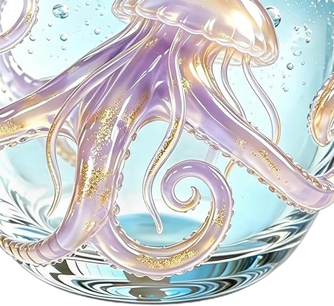 Drinking Glasses 350ml, Glassware, Marine Animal Themed Bar Glasses | Cocktail Glasses for Milk Ice Water Juice Tea Beer Mother Dad Wife - Image 7