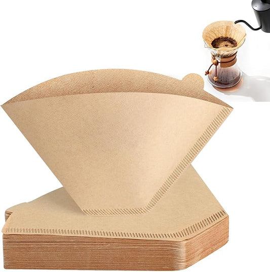 160 Count Cone Coffee Filters #4, Unbleached 04 Coffee Filters 8-12 Cup, Disposable Natural Paper Filters, No.4 Cone Filters For Ninja, Pour Over and Drip Coffee Maker