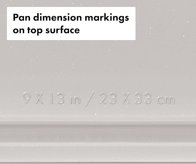 OXO Good Grips Non-Stick Pro Ceramic Coated Metal Bakeware 9” x 13” Cake Pan – Storm Blue - Image 6