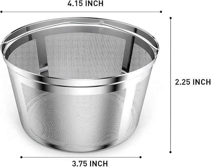 Reusable kduo coffee filter Compatible With K-Duo Essentials coffee maker filter and K-Duo Brewers coffee Machines filter only