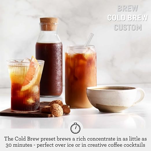 Breville BDC415OLT Luxe Brewer Glass Carafe, Olive Tapenade | Brew delicious hot coffee and cold brew with intuitive drip coffee machine with customizable settings | 60 fl oz capacity - Image 4