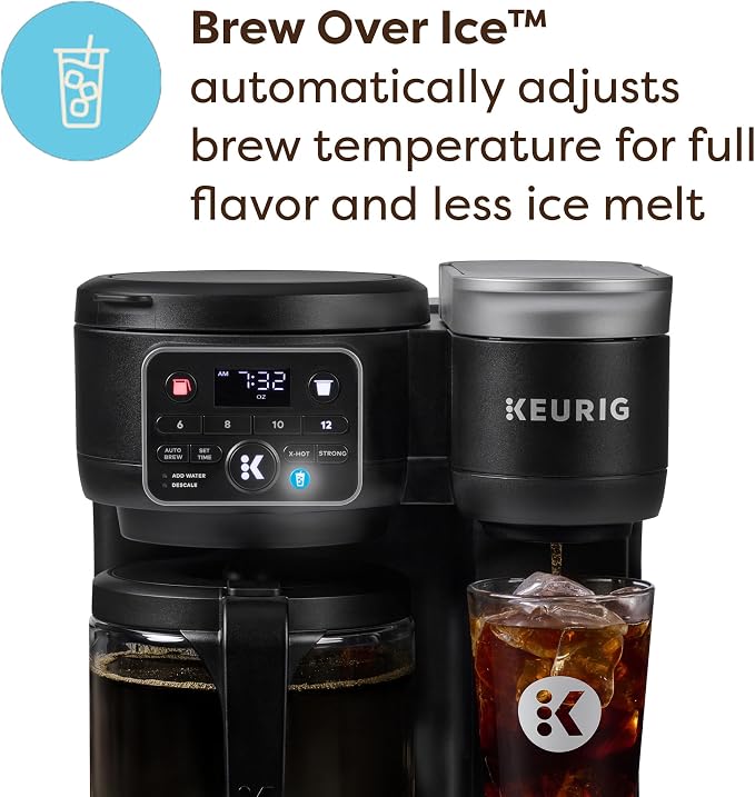 Keurig K-Duo Hot & Iced Single Serve & Carafe Coffee Maker, MultiStream Technology, 72oz Reservoir (Gen 2) | MultiStream Technology, Reservoir (Gen 2) - Image 2