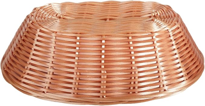 12 Pack Plastic Oval Woven Baskets, 10"L x 6"W x 3"H | Small Bread and Fruit Baskets, For Food Storage, Serving, Gift Packaging, Kitchen and Restaurant Display or Storage Basket - Image 4