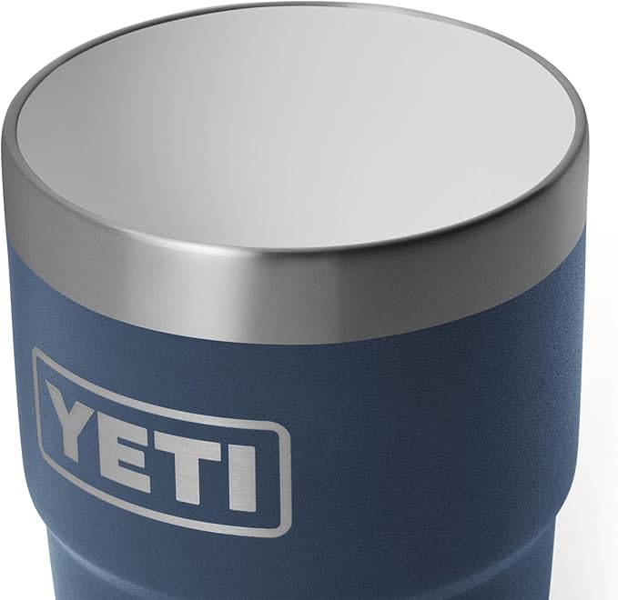 YETI Rambler 8 oz Insulated Coffee Mug with Lid - Stackable Double-Wall Vacuum Insulated Coffee Cup - DuraSip Ceramic Lining - Barista-Friendly Design - Stainless Steel - Dishwasher Safe - Image 5
