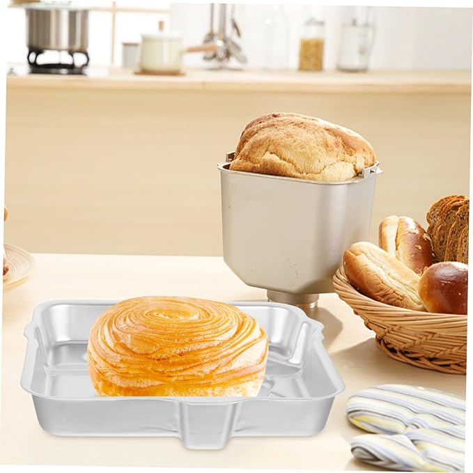 STOBAZA Box Shape Cake Baking Pan Aluminum Alloy Mold Reusable for Cakes Pies Bread to Store Bakery Tools Kitchen Accessories - Image 3