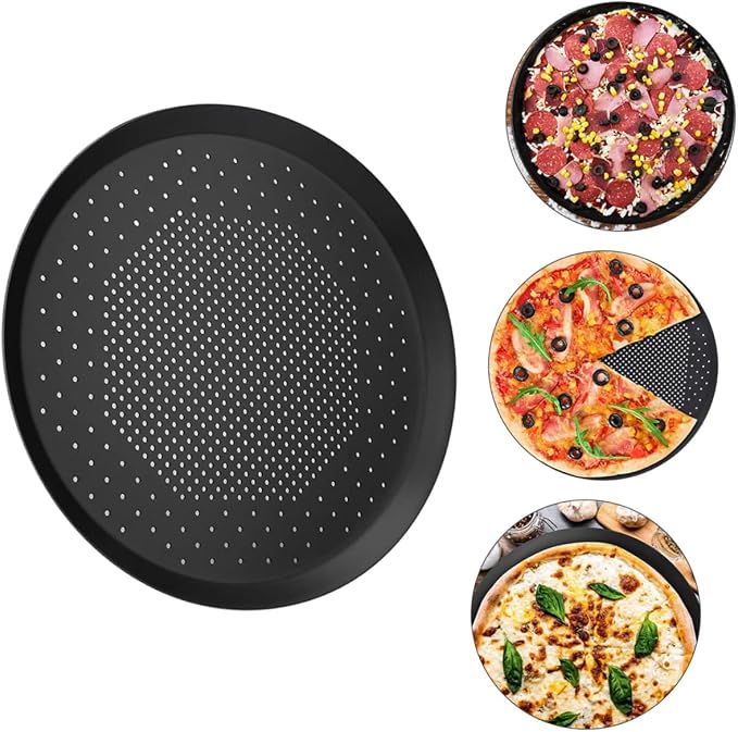 1pc Round Cake Baking Pan Nonstick Kitchen Bakeware for Pizza Pancakes and Desserts and Versatile Bakeware for Savory and Sweet Treats - Image 5
