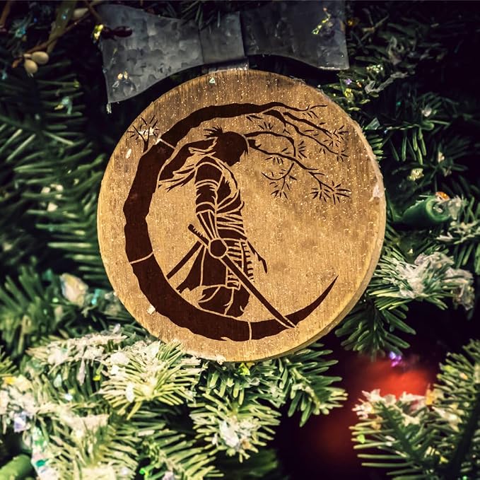 FINGERINSPIRE Samurai of The East Painting Stencil with Brush 11.8x11.8inch Plastic PET Katana Tree Pattern Drawing Template Decorative Hollowed Oriental Theme Stencil for Painting on Wood Canvas - Image 5