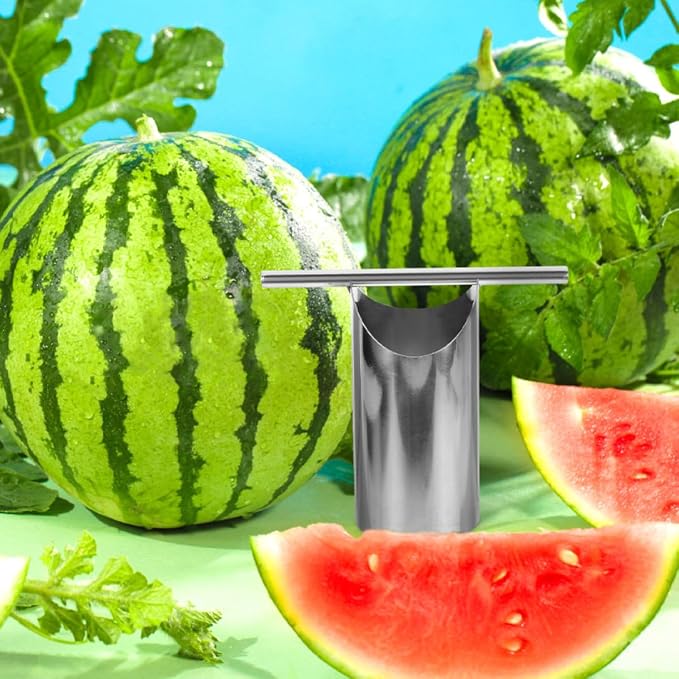 Kichvoe Stainless Steel Watermelon Puncher Cutter Core Tool, Round-shaped Ring Edge Fruit Watermelon Opening Tool, Versatile Manual Coring Gadget for Kitchen and Fruit Preparation - Image 6