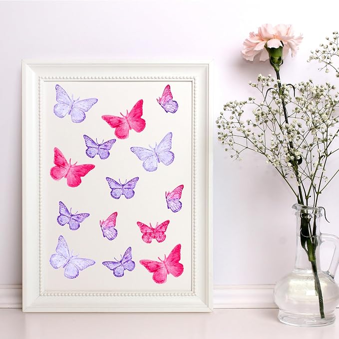 HINZIC 3PCS Mini Butterfly Silicone Molds, Polymer Clay DIY Crafts, Grey | Cute Fondant Cake Baking Chocolate Candy Cupcake Topper Desserts Decoration for Women Valentines - Image 4