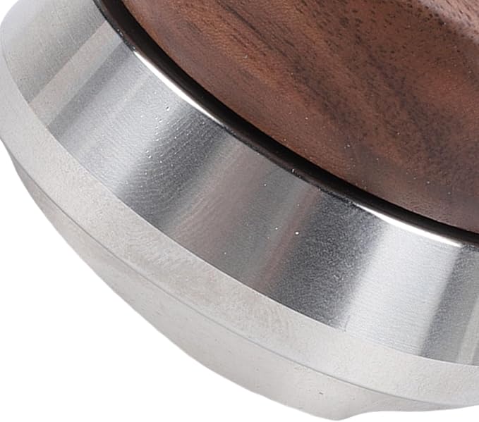 TOPINCN 53mm Coffee Distributor Tamper Leveler Tool with Stainless Steel Base Adjustable Coffee Grounds for Single Head Coffees Machine