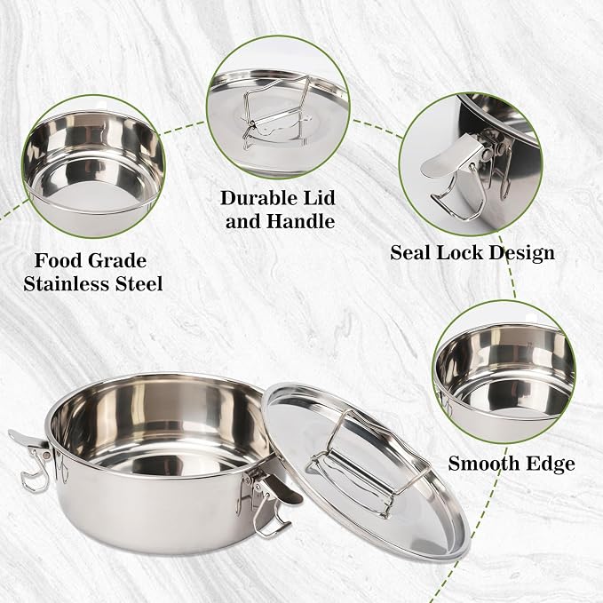 WRENYZK Flan Mold with Lid, 1.5 Quart Stainless Steel Flan Pan, Flanera Flan Mold, Flanera Flan Maker Come with Rack Silicone Heat Pad Glove Brush and Spatula, for Cheese Chocolate Cupcake Pudding - Image 5