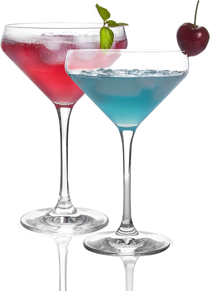 Crystal Martini Cocktail Glasses 11 Ounce Set of 4 With Premium Gift Box Premium Strong Lead-Free Clear - Image 5